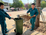 Thanh niên Đoàn Tuấn Kiệt- chàng dân quân mê màu xanh áo lính