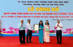 Trường THCS Phú Hòa tổ chức Lễ công bố cây di sản Việt Nam