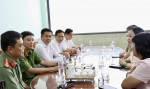 Bí thư phường Thủ Dầu Một khảo sát trụ sở làm việc Công an phường