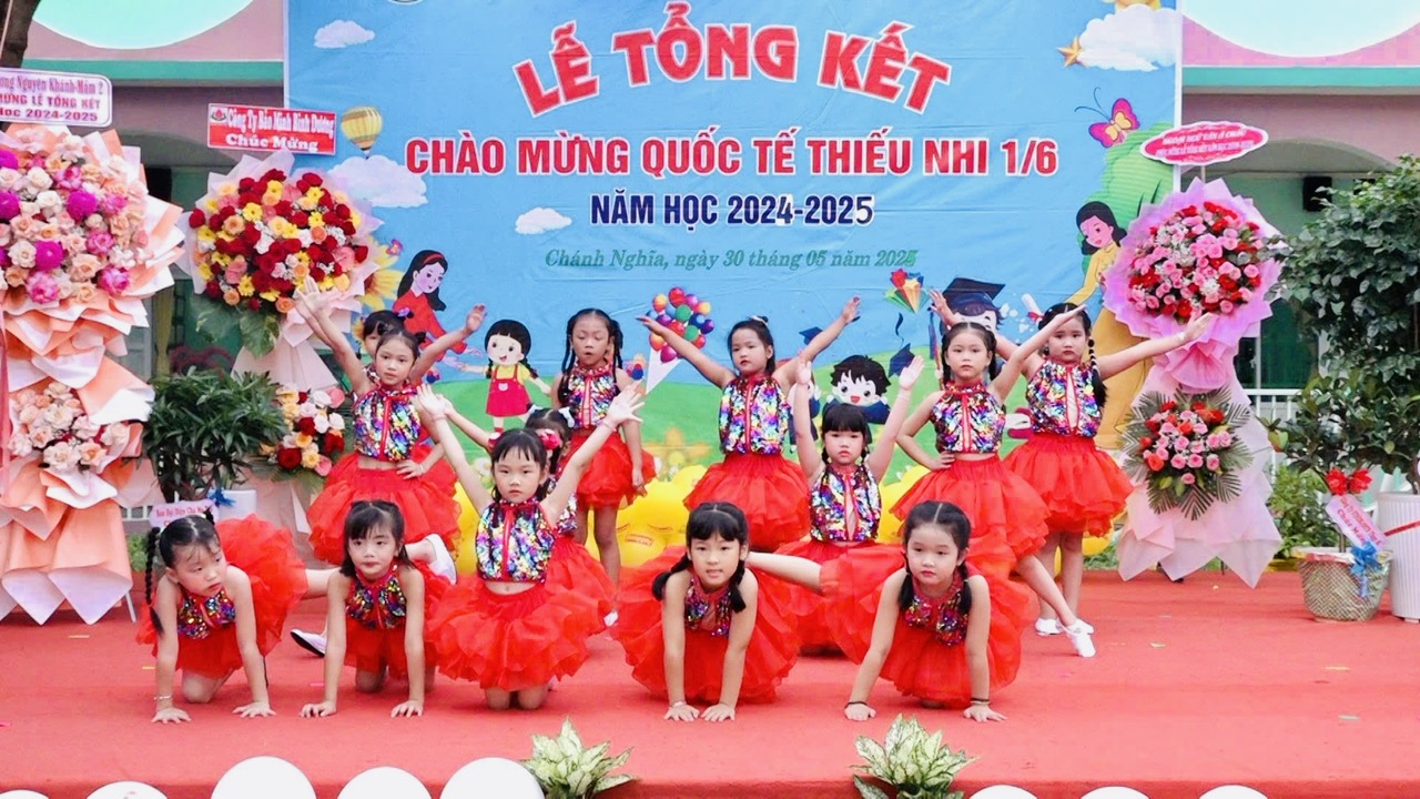 Trường mầm non Tuổi Xanh tổng kết năm học 2024-2025