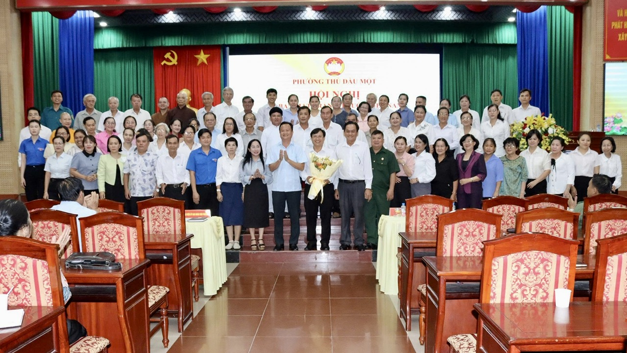 Hội nghị Ủy ban Mặt trận tổ quốc Việt Nam phường Thủ Dầu Một lần thứ I