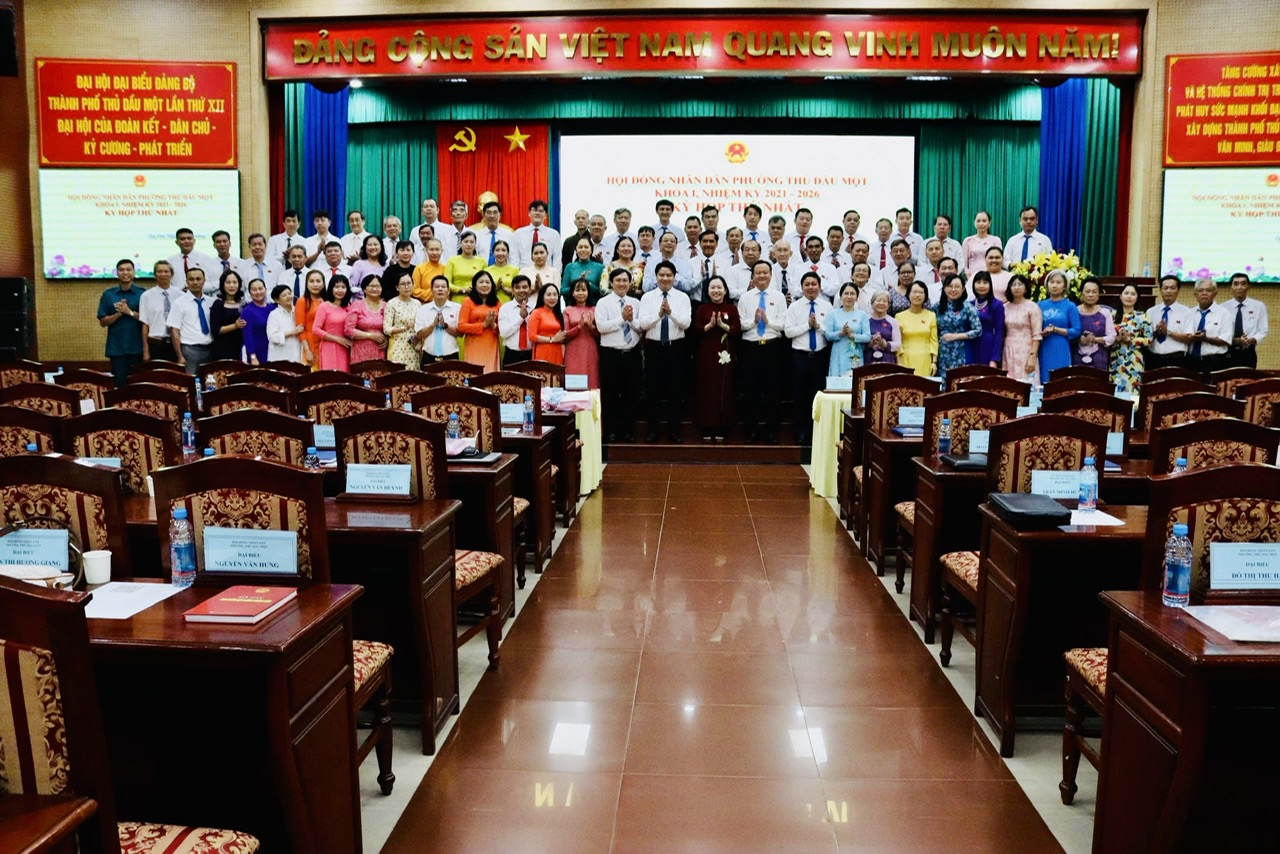 Kỳ họp thứ nhất, HĐND phường Thủ Dầu Một, khóa I, nhiệm kỳ 2021-2026